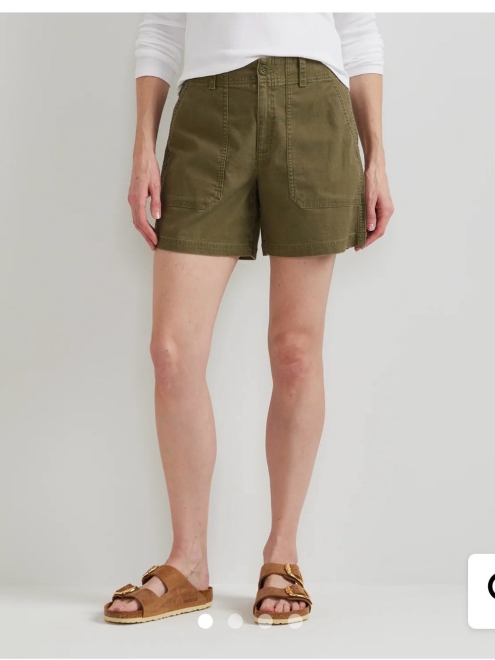 Eddie Bauer Canvas Utility Shorts 5”